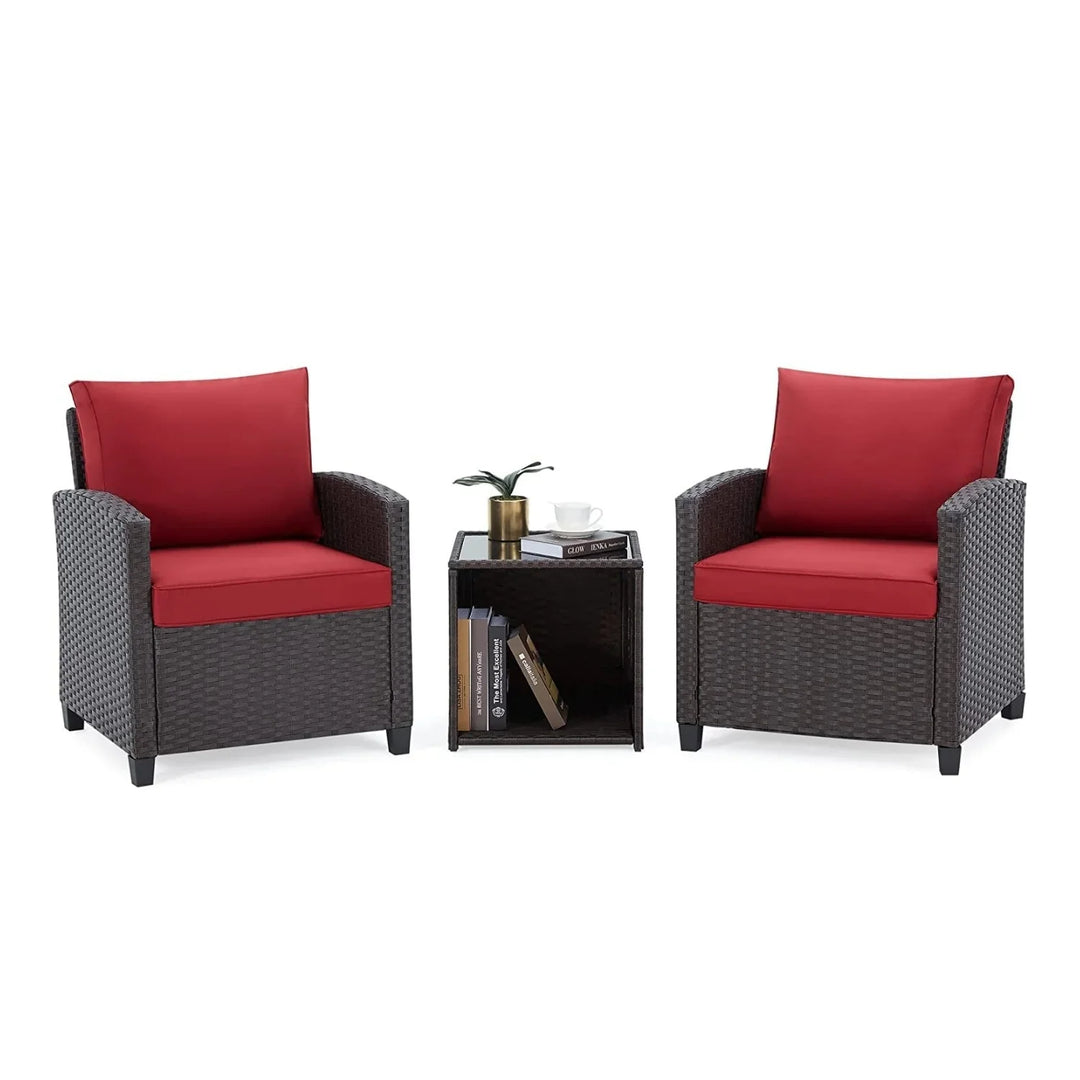 Lucía 3-Piece Outdoor Rattan Wicker Patio Set