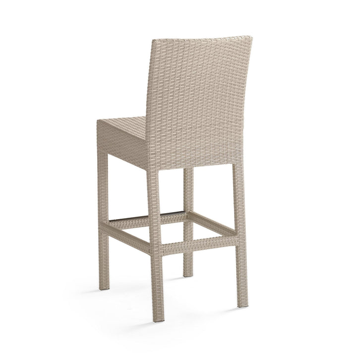 Billy Outdoor Patio Bar Sets 4 Chairs and 1 Table (Pearl White)