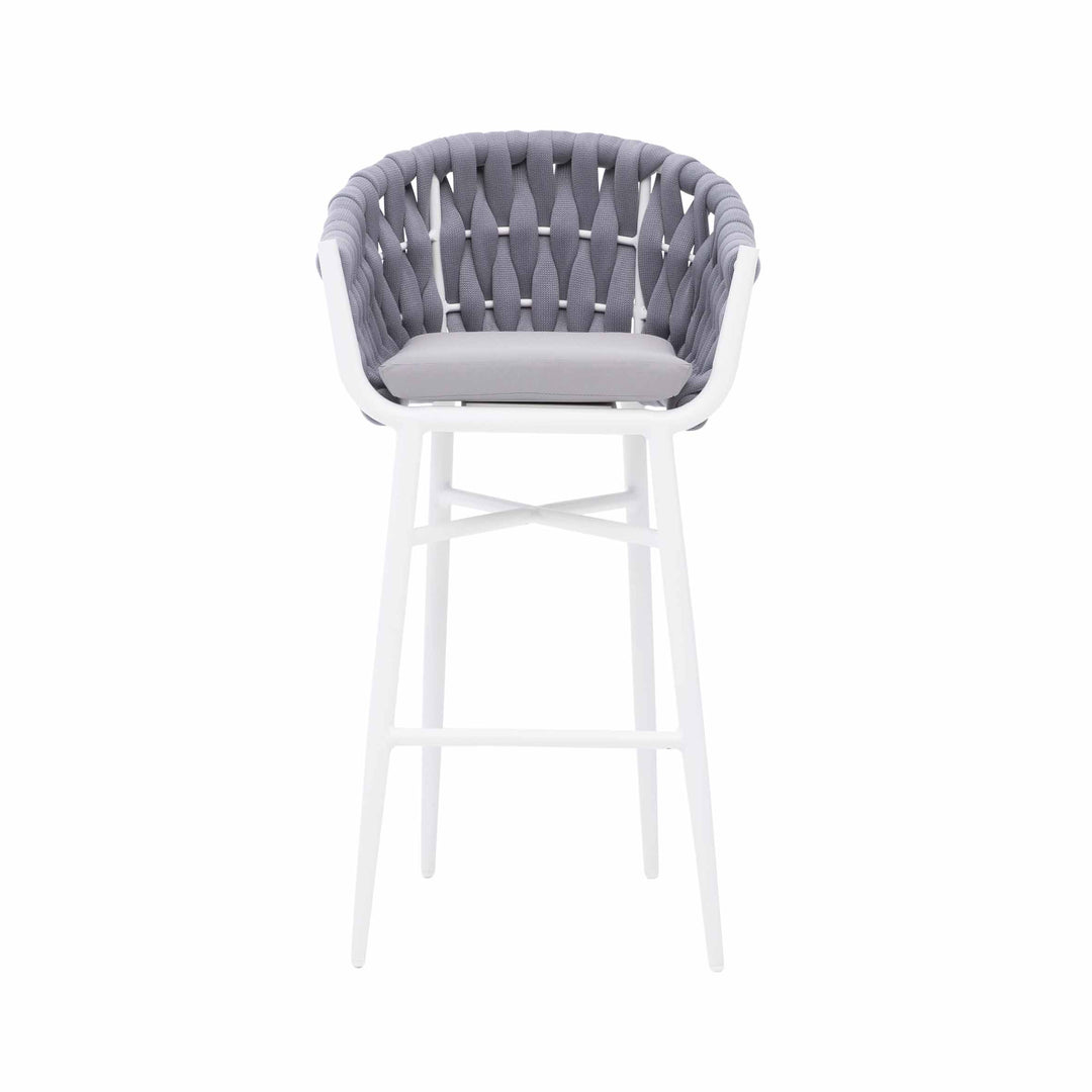 Ece Outdoor Patio Bar Chair 2 Chairs For Balcony Braided & Rope