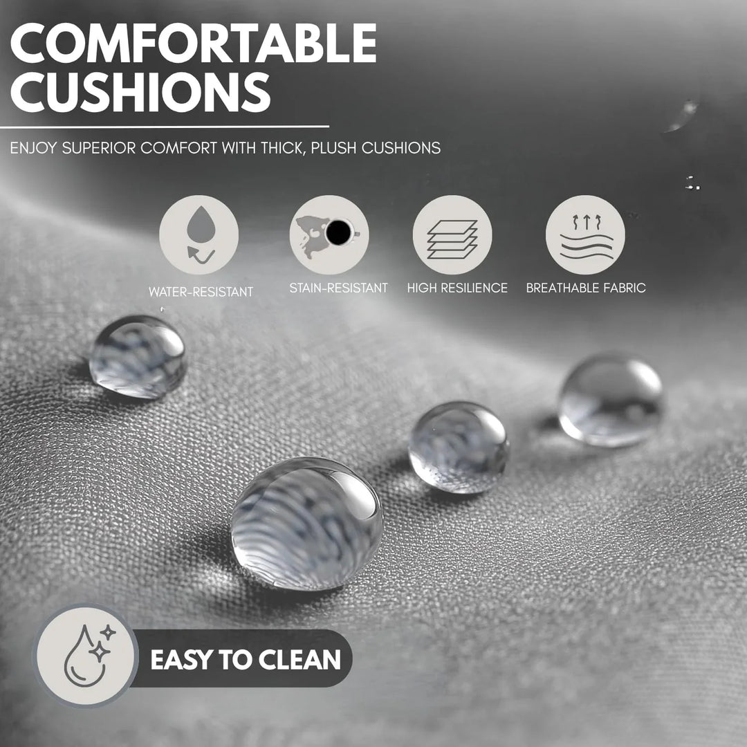 Juhi Outdoor 4 Seater Rope Conversation Sofa Set