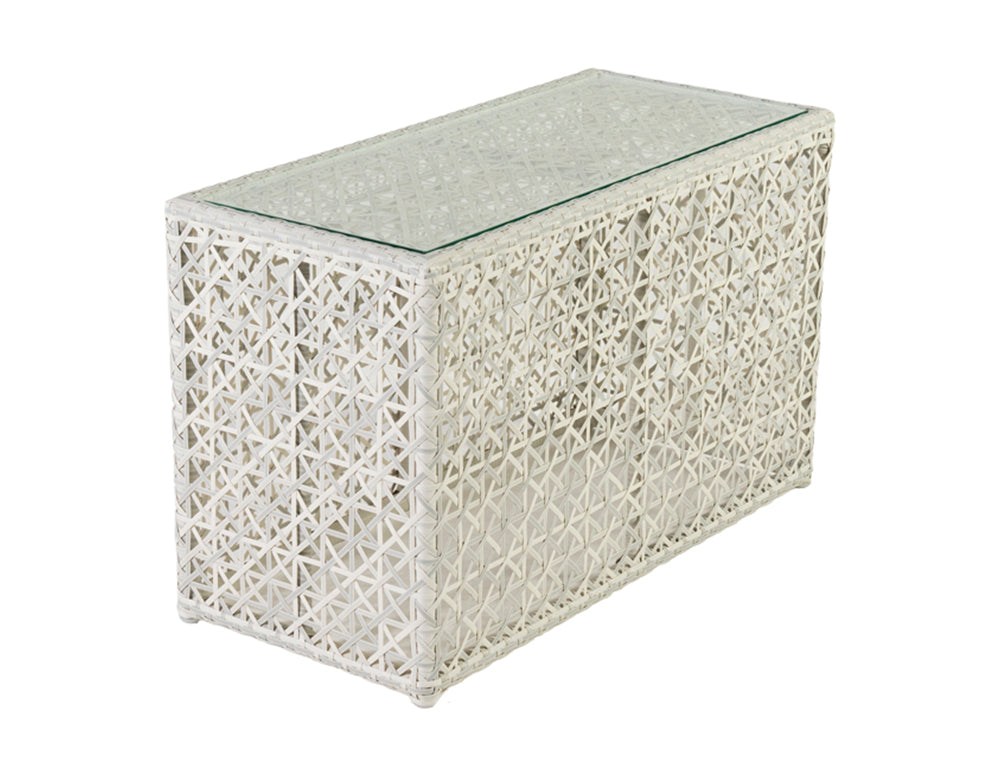 Ludovica Outdoor Patio Sofa Set 6 Chairs , 1 Footstool , 1 Side table and 1 Center Table (Off White)