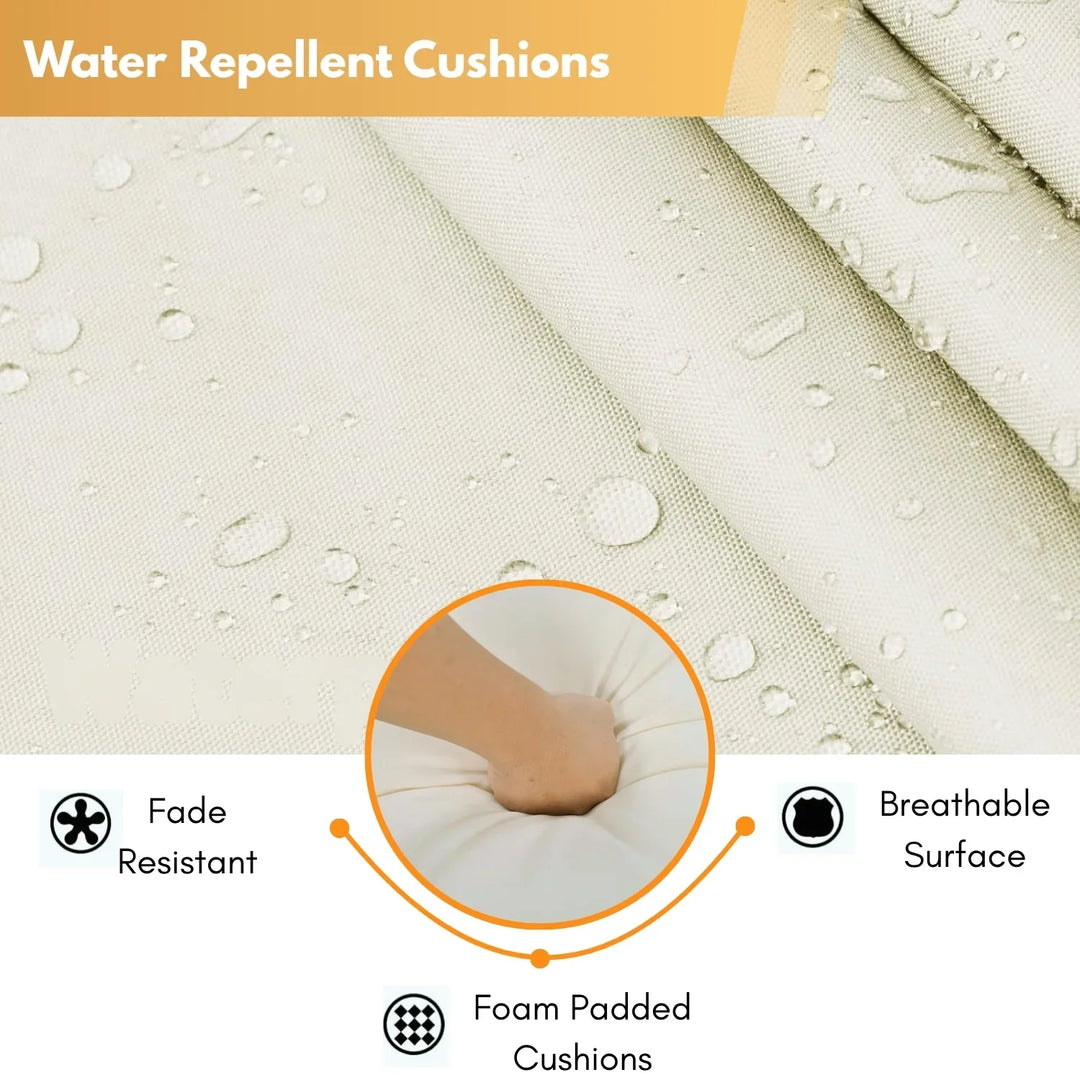 Thembi 9-Piece Outdoor Rattan Wicker Square Dining Set