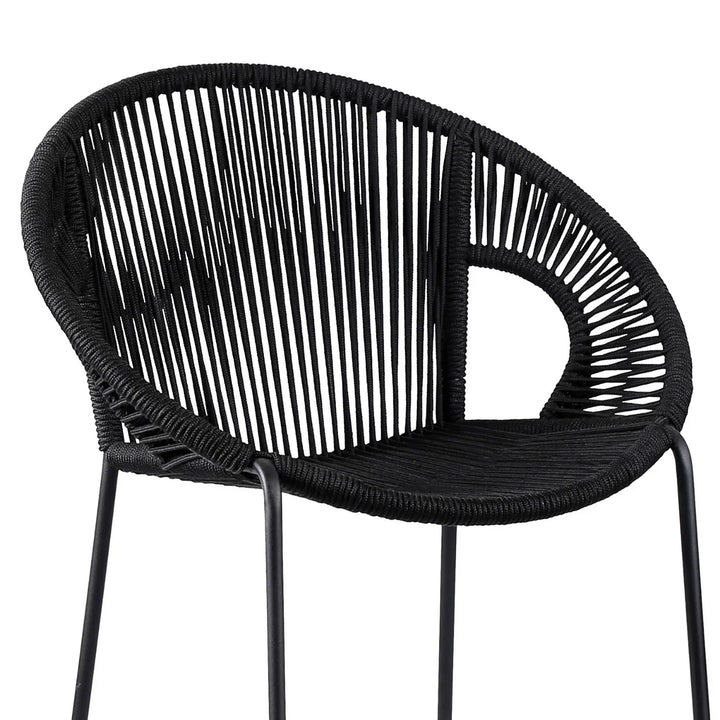 Saanvi 2-Piece Outdoor Rope Bar Chairs – Stylish Comfort Built to Last