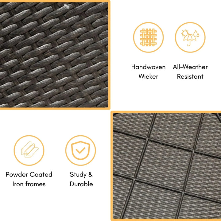 Gaurika Outdoor All-Weather Rattan Wicker Single Seater Sofa