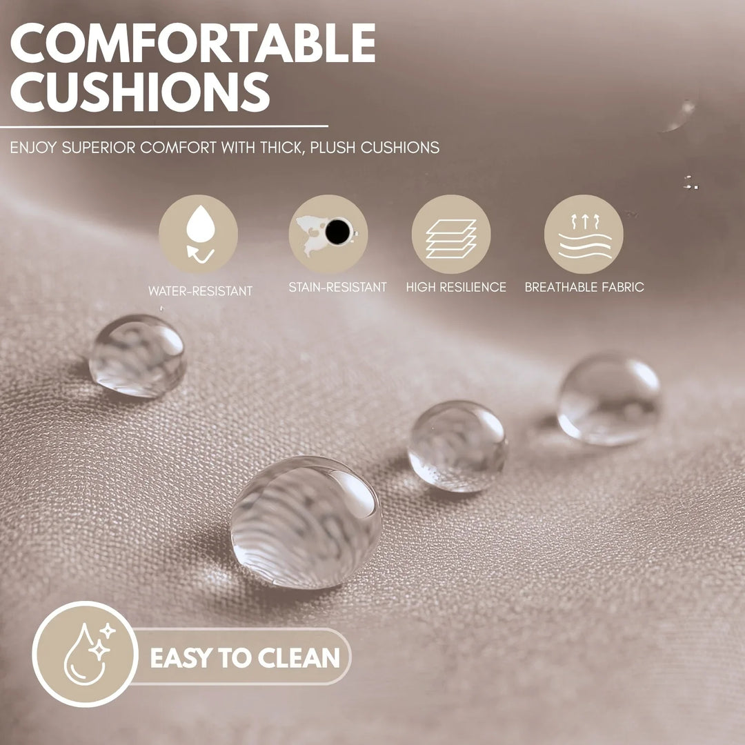 Clementine 4 Piece Outdoor All-Weather Rope Sofa Set