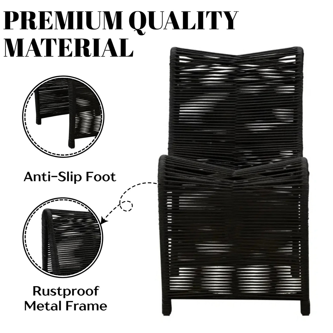 Tanishka 2-Piece Outdoor Rope Patio Chairs