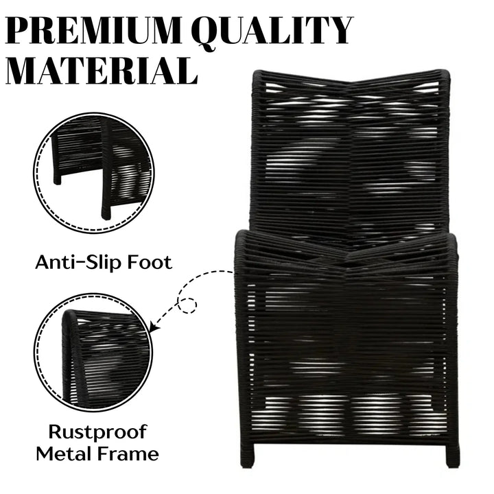 Tanishka 2-Piece Outdoor Rope Patio Chairs