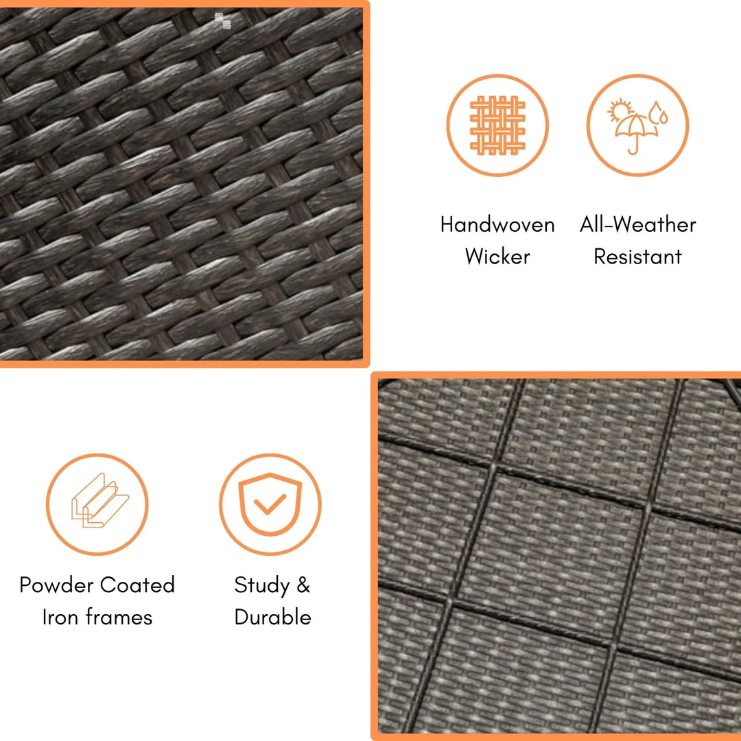 Devika Outdoor All-Weather Rattan Wicker Single Seater Sofa