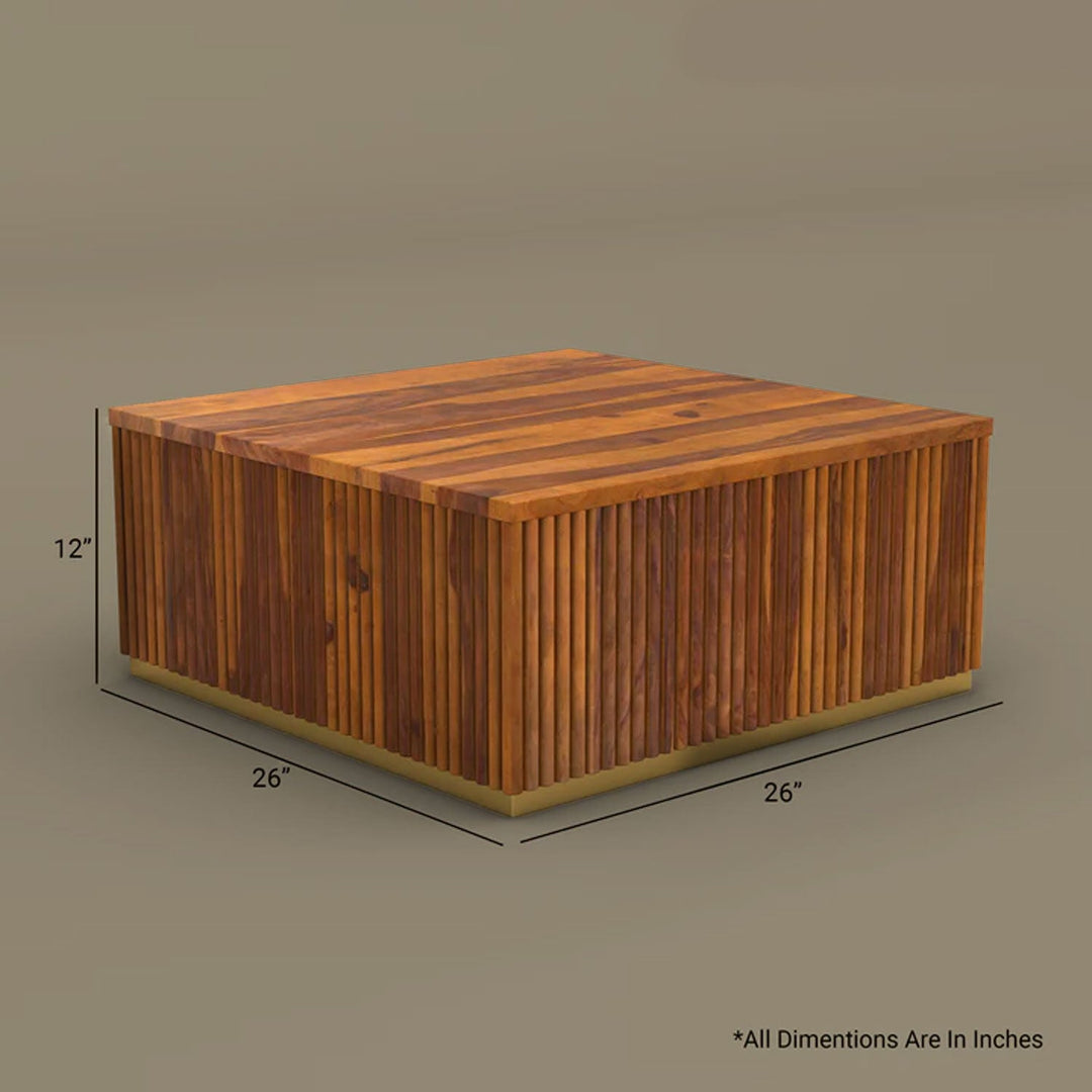 Anup Coffee Table (Honey Finish)