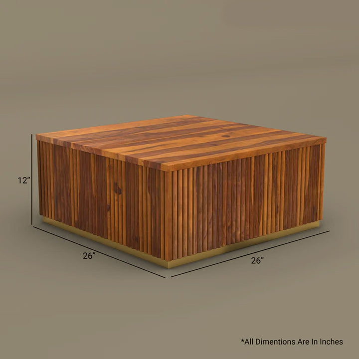 Anup Coffee Table (Honey Finish)