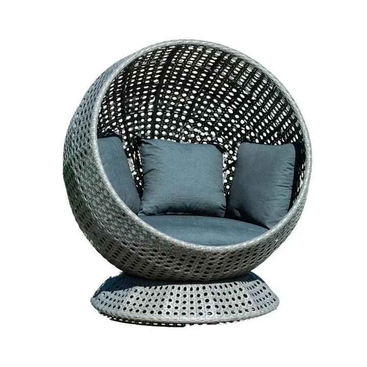 Outdoor Single Seater Basket Swing For Balcony & Garden