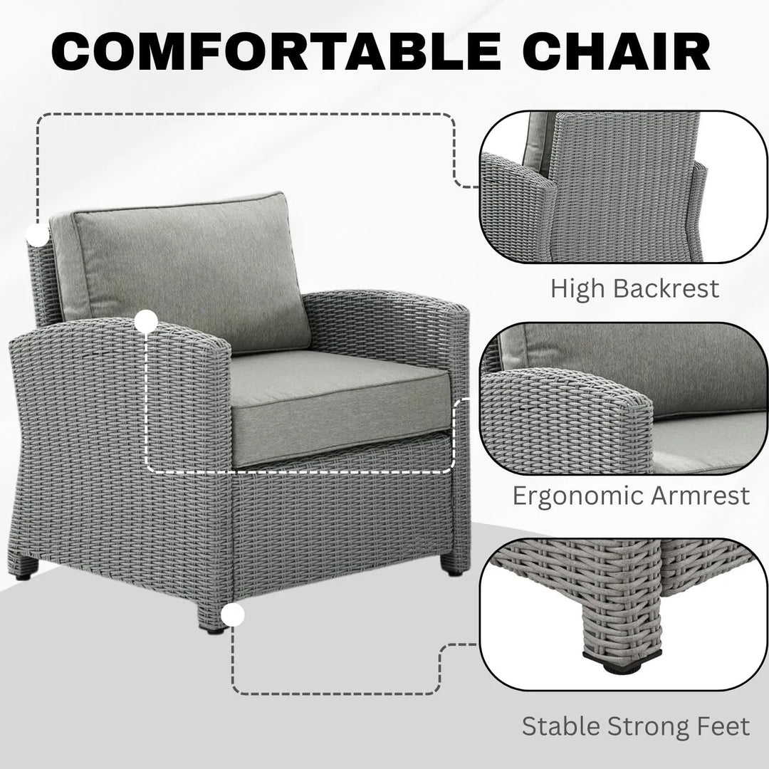 Miki 5 Pieces Patio Furniture Set