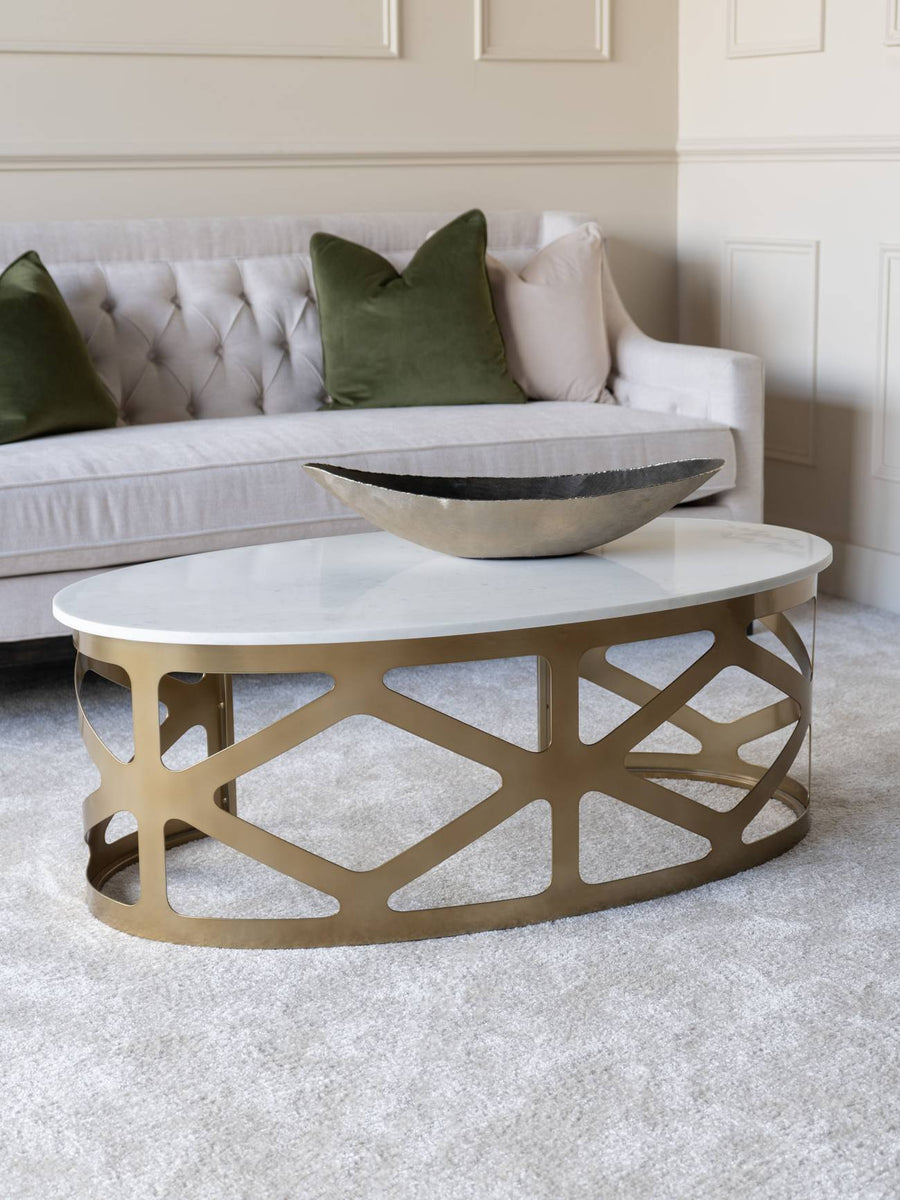 Sia Metal Coffee Table for Living Room