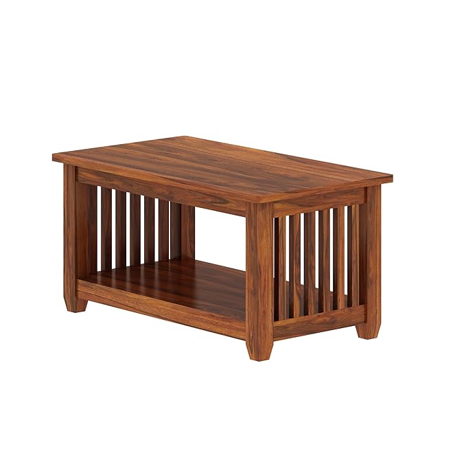 Maharaja Solid Sheesham Wood Coffee Table - 1 Year Warranty Tables
