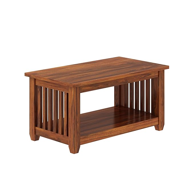 Maharaja Solid Sheesham Wood Coffee Table - 1 Year Warranty Tables
