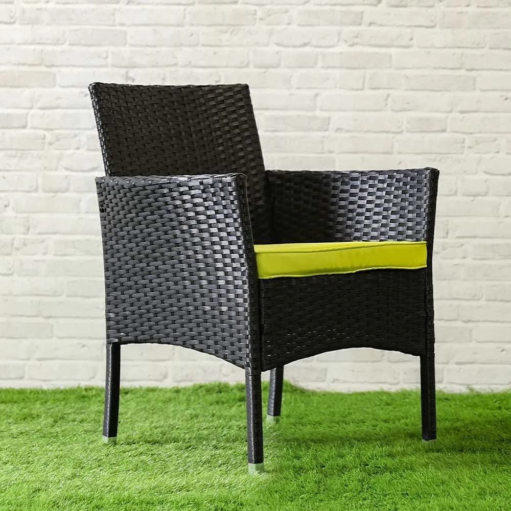 Hamper Outdoor Sofa Set 2 Seater , 2 Single seater and 1 Center Table Set (Black)