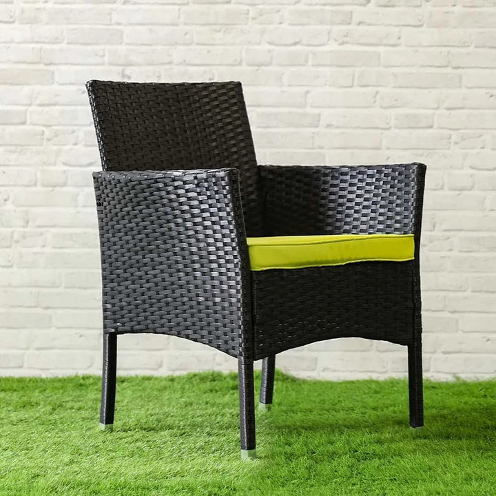 Hamper Outdoor Sofa Set 2 Seater , 2 Single seater and 1 Center Table Set (Black)