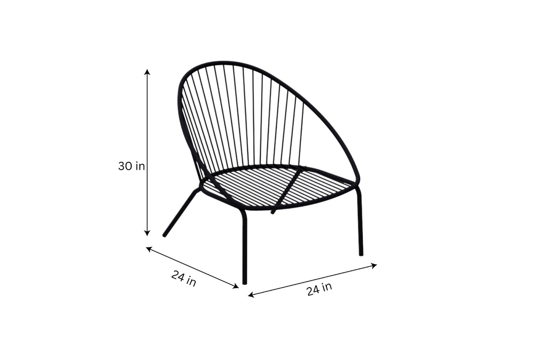 Oli Outdoor Garden Balcony Sofa Set 2 Seater, 2 Single seater and 1 Center Table Set (Black + Cream)
