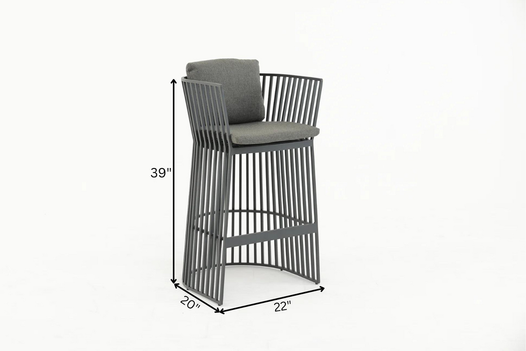 Javier Outdoor Patio Bar Set 2 Chairs and 1 Table Set