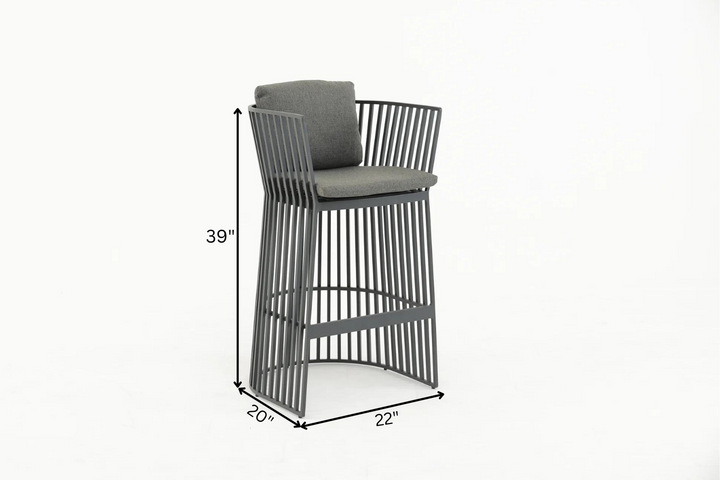 Javier Outdoor Patio Bar Set 2 Chairs and 1 Table Set