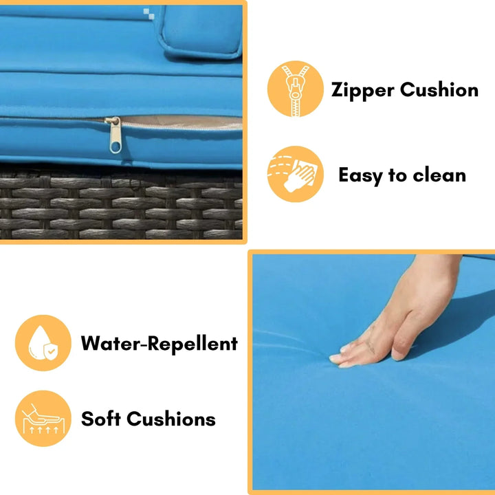 Gaurika Outdoor All-Weather Rattan Wicker Single Seater Sofa