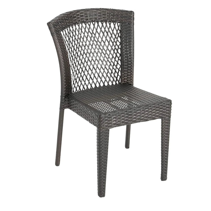 Adeela Outdoor All-Weather Resistant Rattan Wicker 5-Piece Dining Set