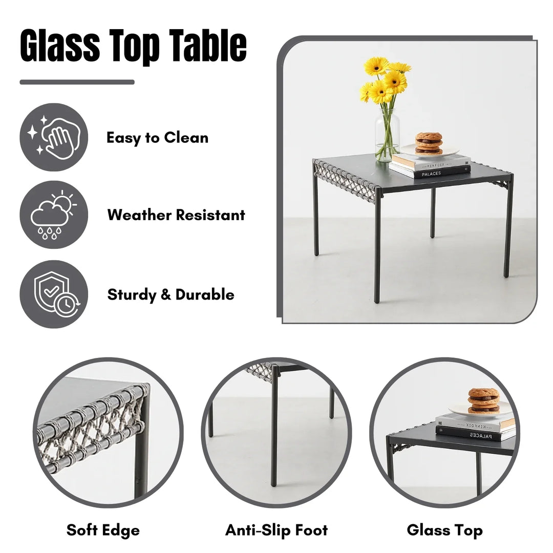 Waverly Outdoor Rope 5 Seater L-Shape Sofa