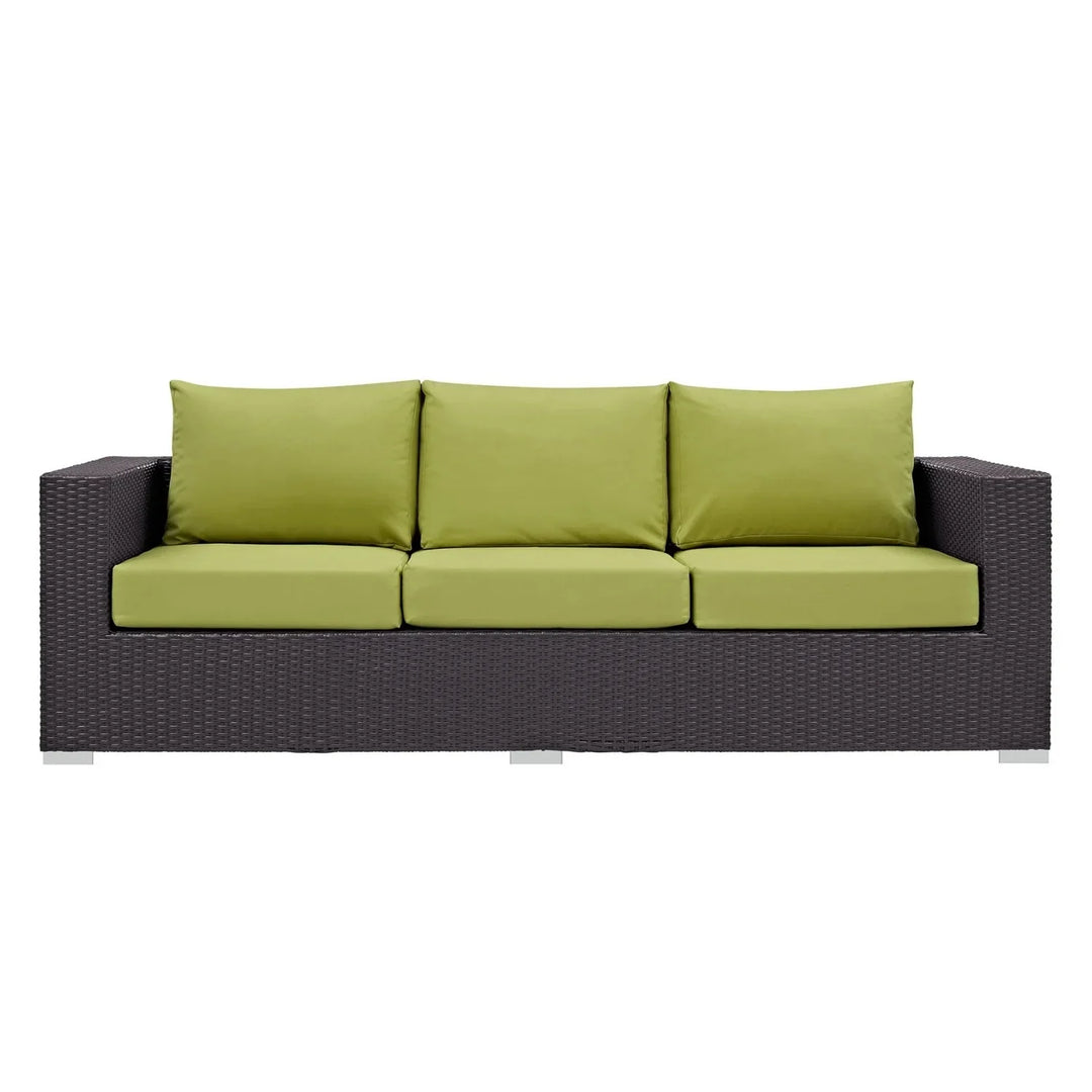 Tamara Outdoor All-Weather Wicker 3-Seater Sofa