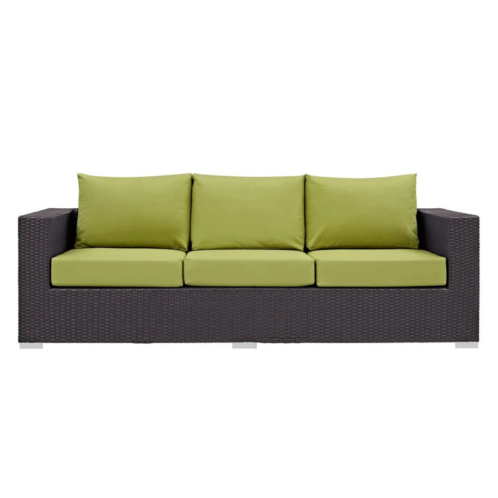 Tamara Outdoor All-Weather Wicker 3-Seater Sofa