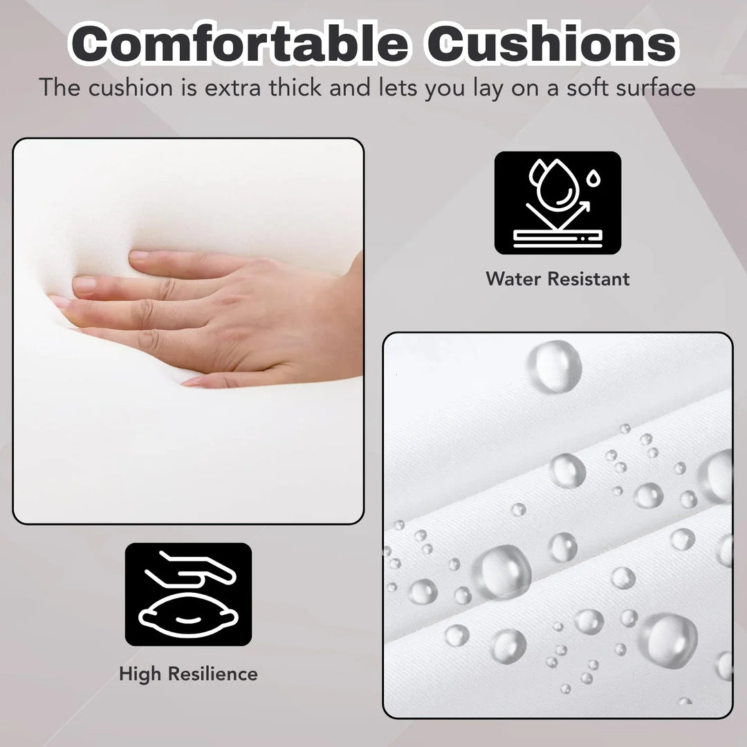 Zinia Outdoor All-Weather Rattan Wicker Chaise Lounge Chair Set of 2