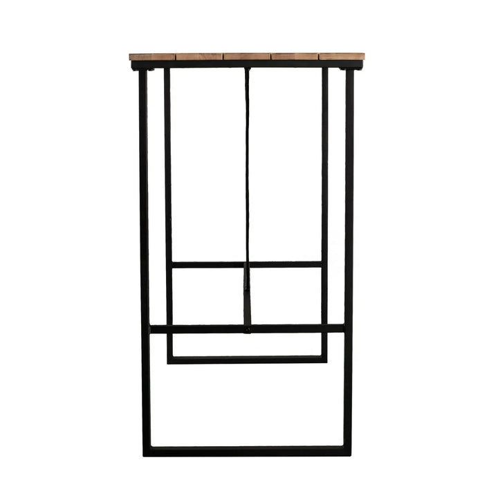 Karima Outdoor Bar Table With Wooden Top