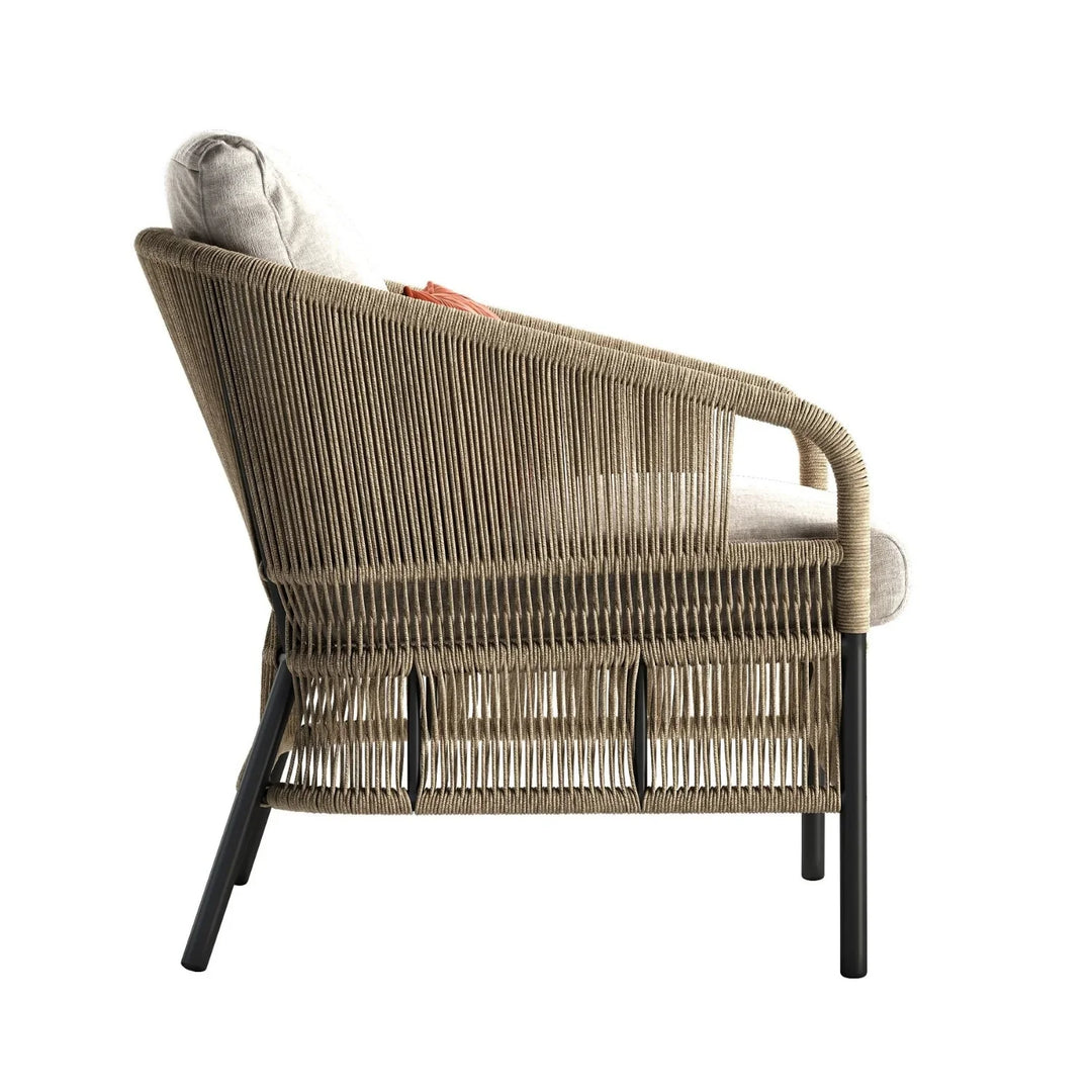 Urvi 2-Piece Outdoor Rope Single Seater Sofa