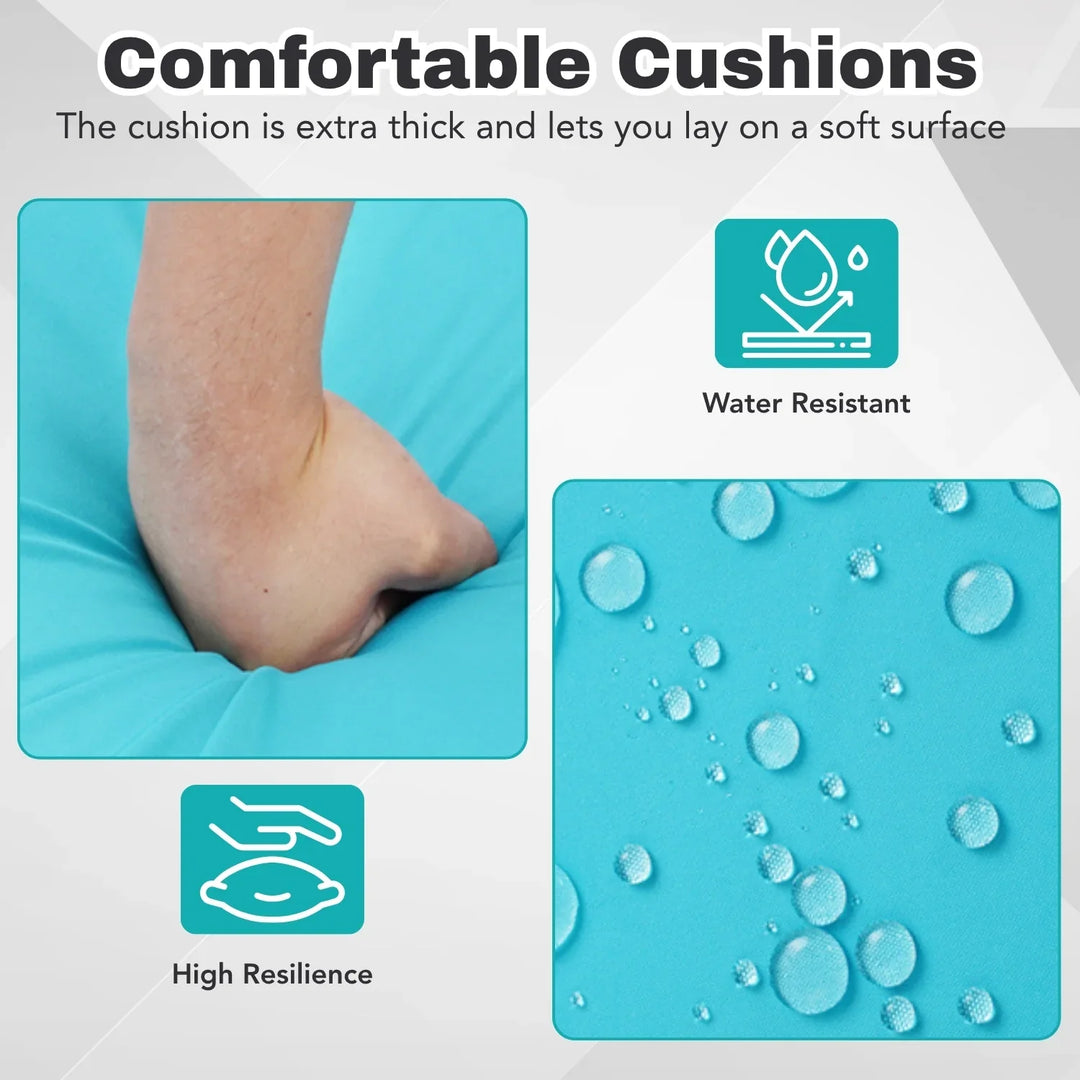 Yuthika Outdoor All-Weather Rattan Wicker Chaise Lounge Chair Set of 2