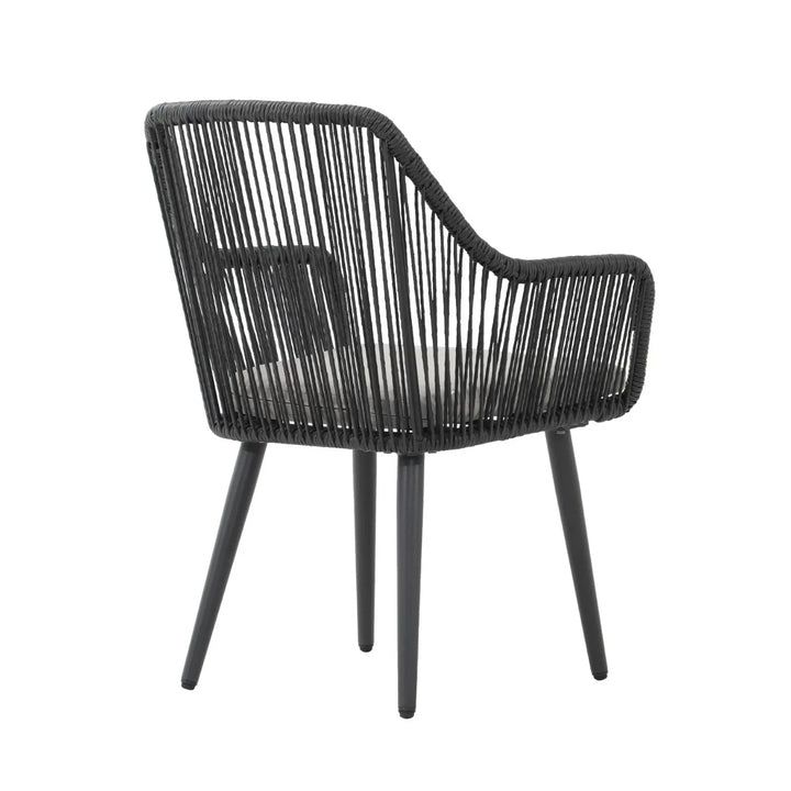 Yolanda 2-Piece Outdoor Rope Patio Dining Chairs