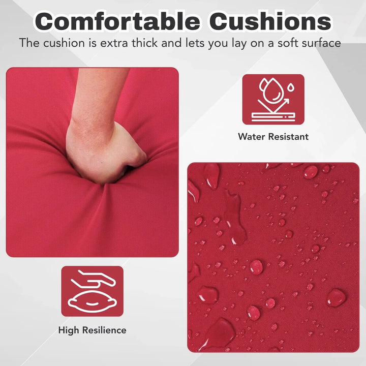 Akshara Outdoor All-Weather Rattan Wicker Chaise Lounge Chair Set of 2