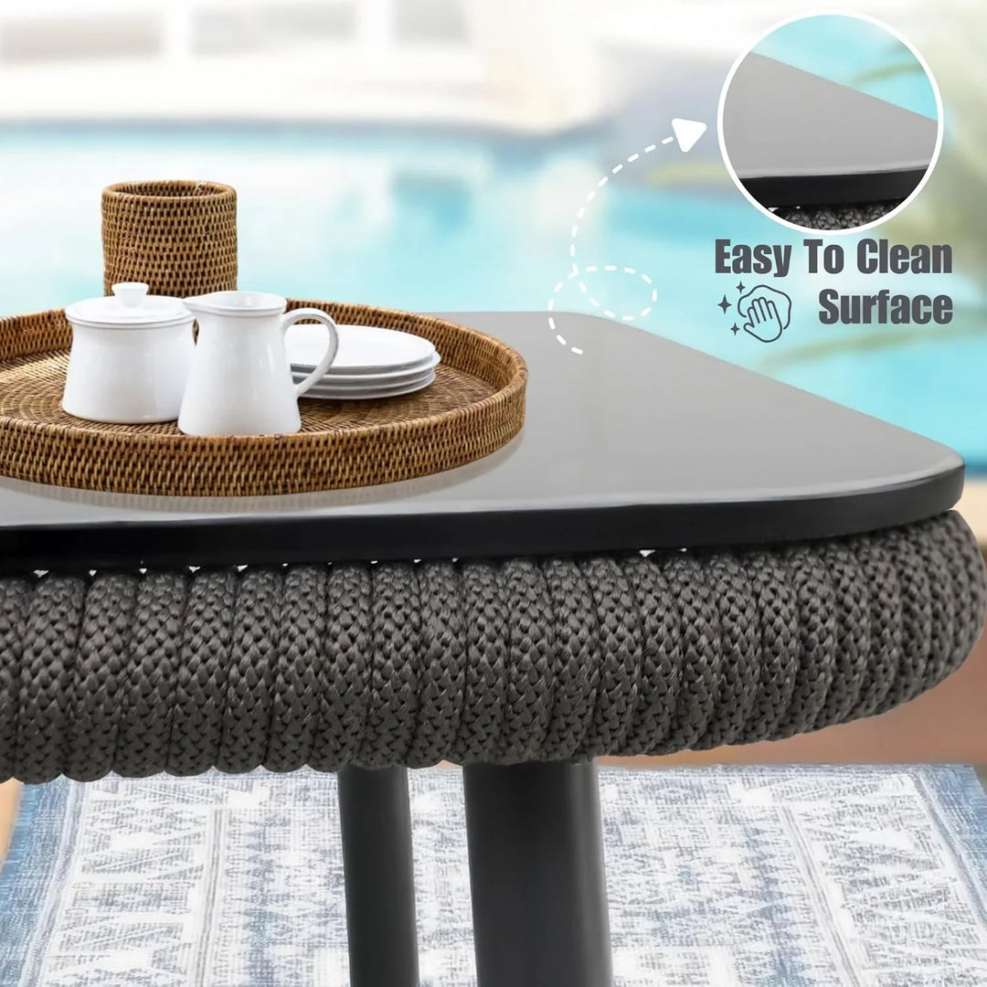 Pranavi Outdoor 4 Seater Rope Sofa Set