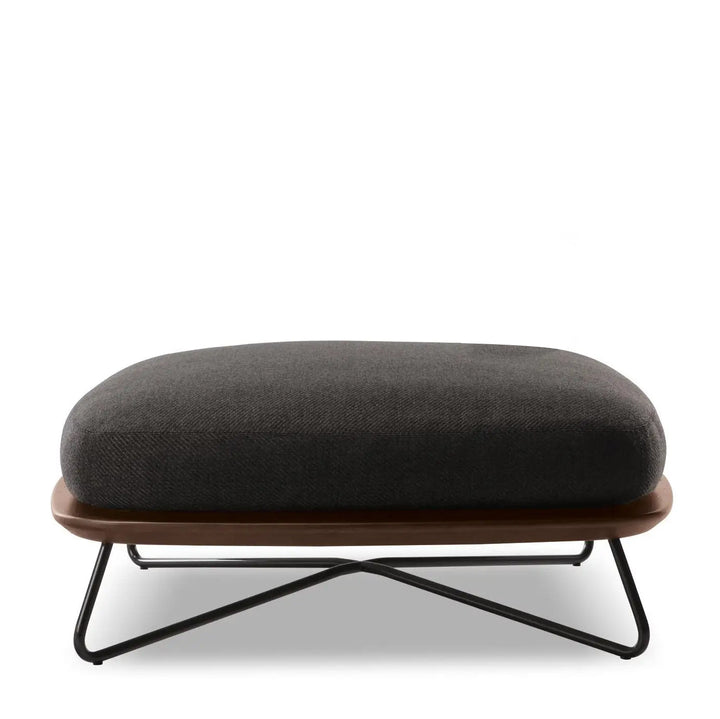 Alano Outdoor Garden Balcony Sofa Set 3 Seater, 2 Single Seater 1 Ottoman and 1 Center Table Set Braid & Rope (Grey)