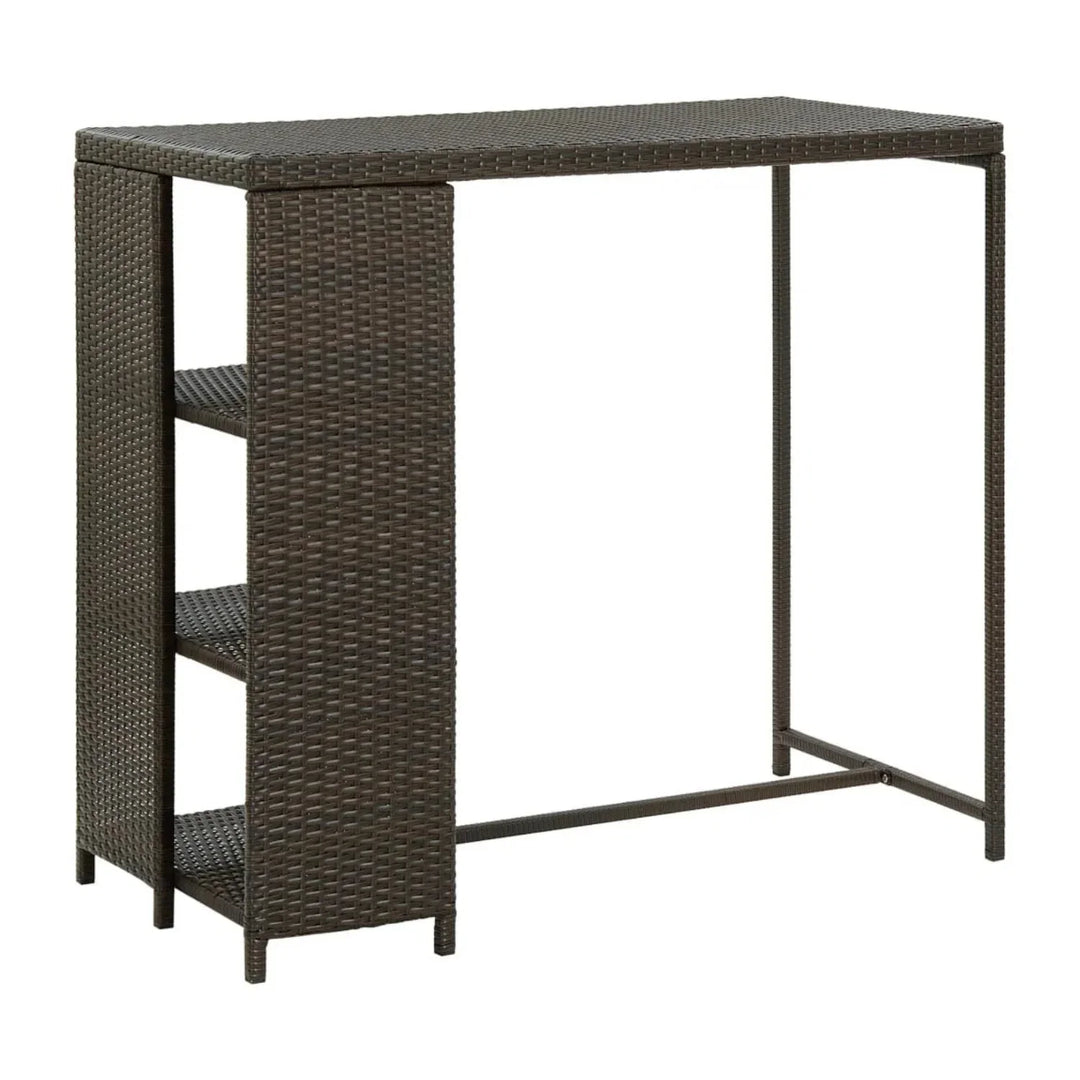 Maravilla Outdoor Rattan Wicker Bar Table with High-Top Design