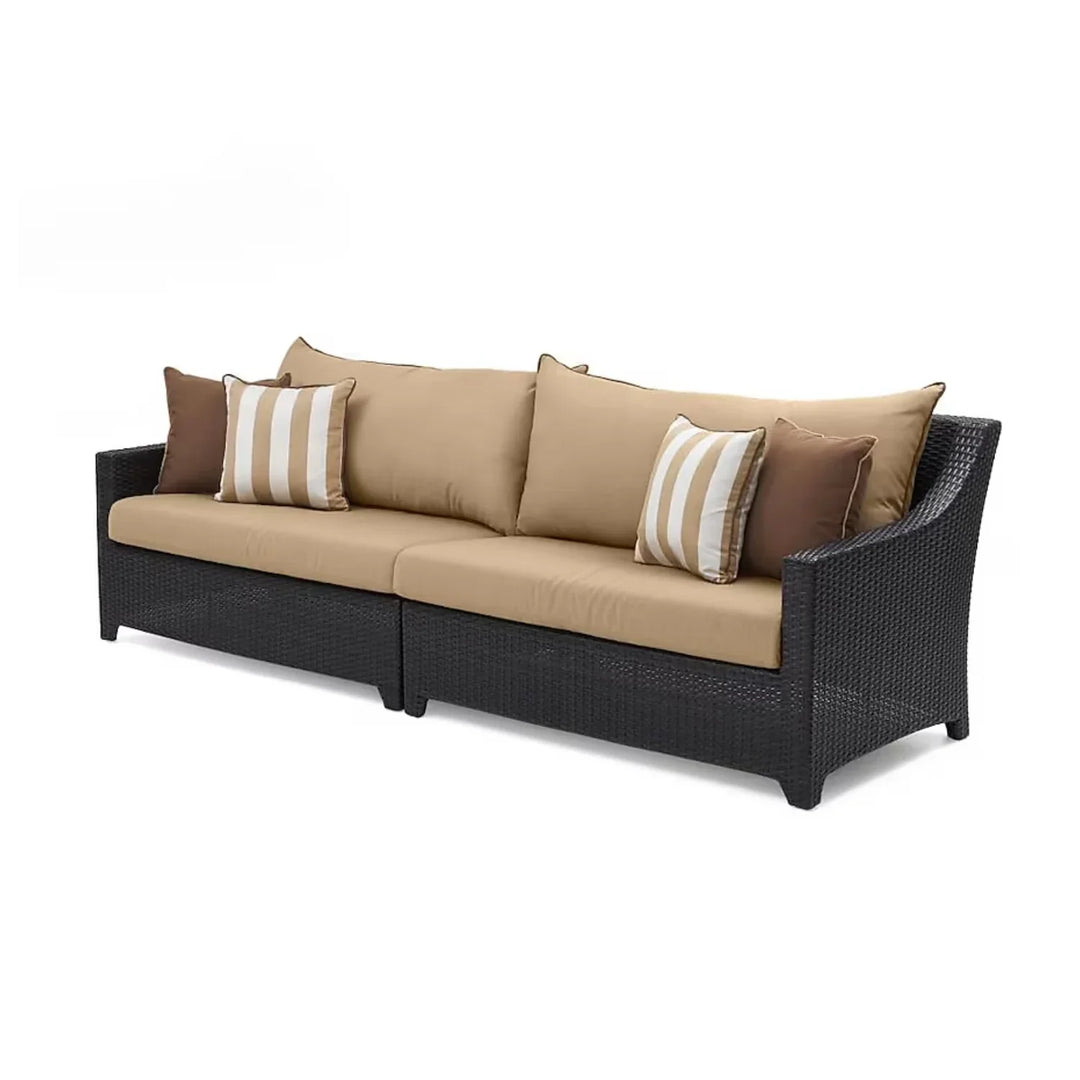 Hiya Outdoor All-Weather Rattan Wicker Three Seater Sofa