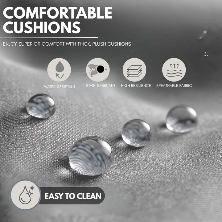 Amoura 4 Piece Outdoor All-Weather Rope Sofa Set