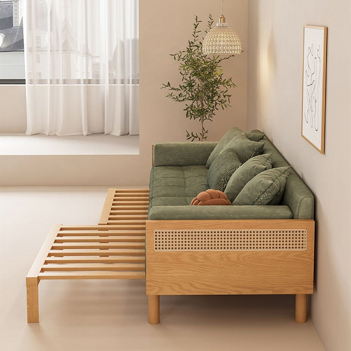 Janpandi Pull Out Multifunction Solid Wood Frame Sofa Bed SOFA BED