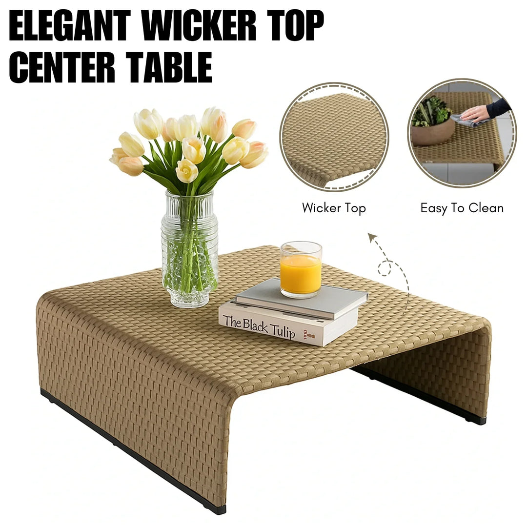 Naomi 5-Piece All Weather Wicker Sofa Set