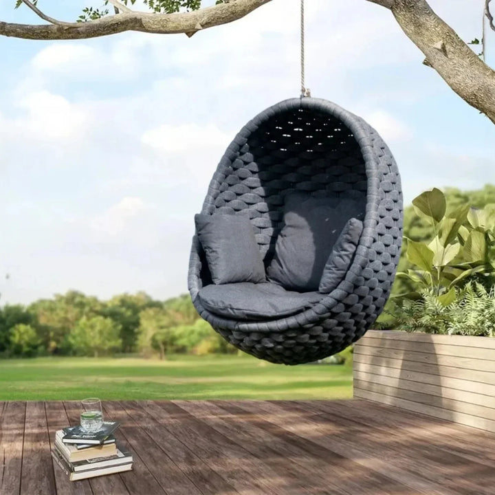 Caridad Rope Hanging Egg Swing Chair