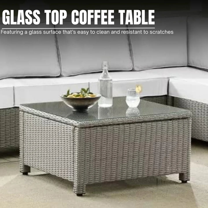 Piper L-Shape Outdoor Wicker Sofa Set