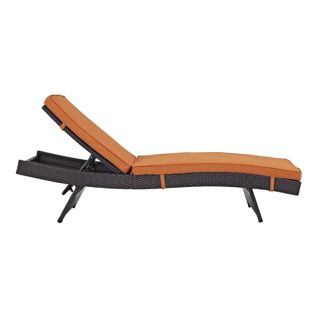 Bettina Outdoor Rattan Wicker Chaise Lounger For Poolside