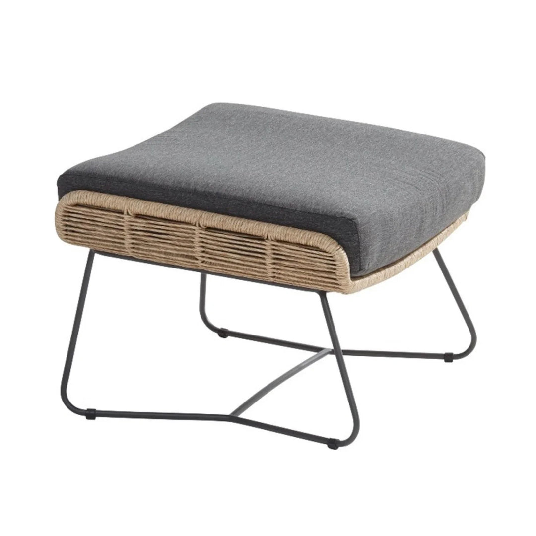 Lamees Outdoor All-Weather Rope Footstool