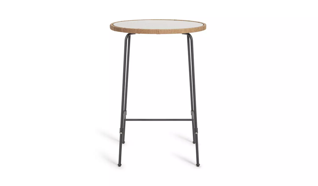 Andrew Outdoor Bar Sets 2 Chairs and 1 Table (Honey + Dark Grey)