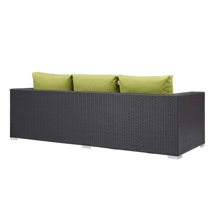 Tamara Outdoor All-Weather Wicker 3-Seater Sofa
