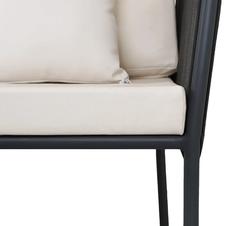 Pranavi Outdoor 4 Seater Rope Sofa Set