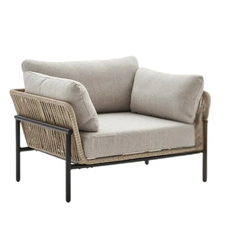 Tapasya Outdoor 4-Piece Rope Conversation Sofa Set